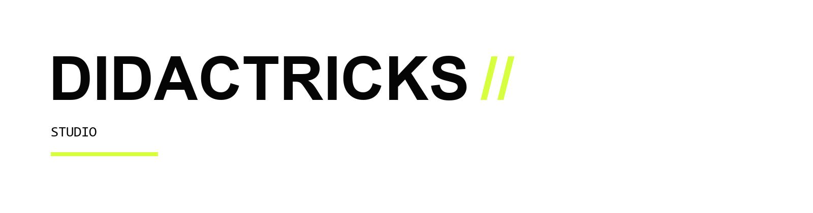 Didactricks Studio